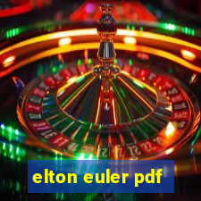 elton euler pdf