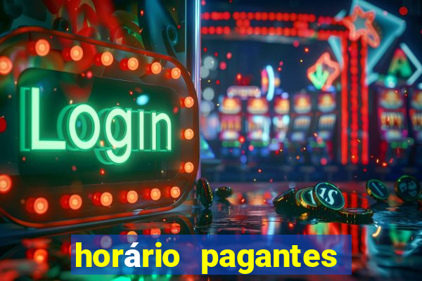 horário pagantes do fortune tiger