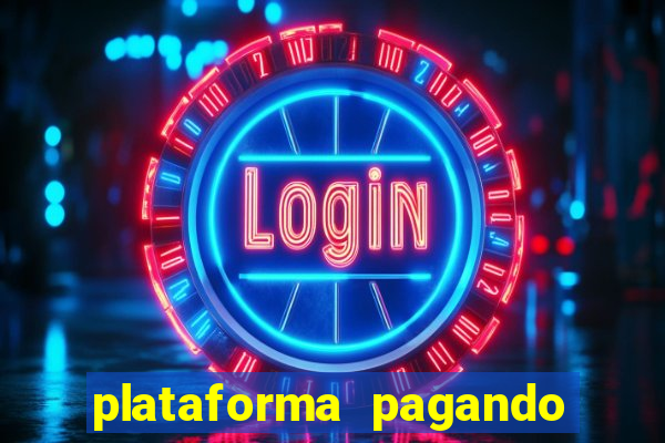 plataforma pagando no cadastro