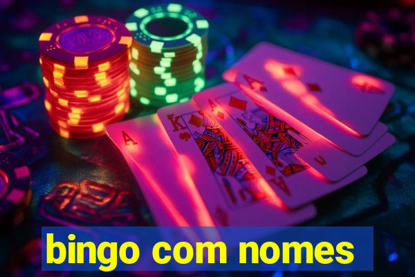 bingo com nomes