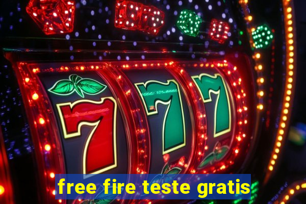 free fire teste gratis