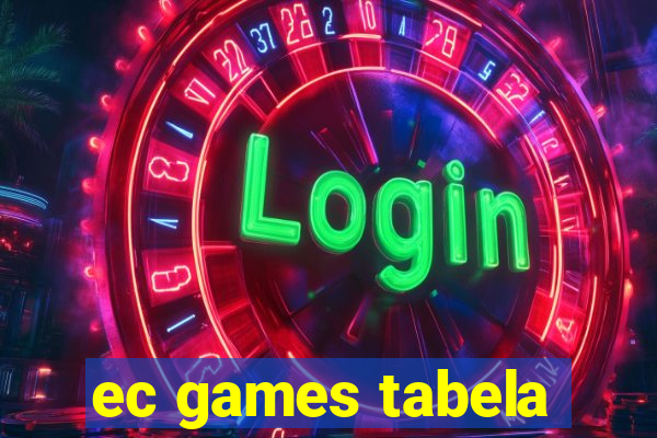 ec games tabela